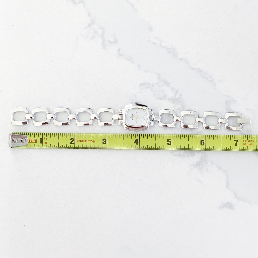 DAVID JORDAN Silver Stainless Steel Bracelet Watch - Picture 9 of 13